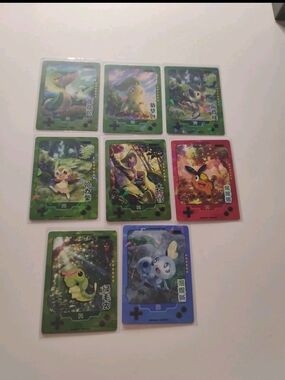 Pokemon Chinese Exclusive 25th Anniversary Fan Art/Art Cards